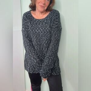 Jack BB Dakota Women’s Black Crisscross Back Sweater Size M